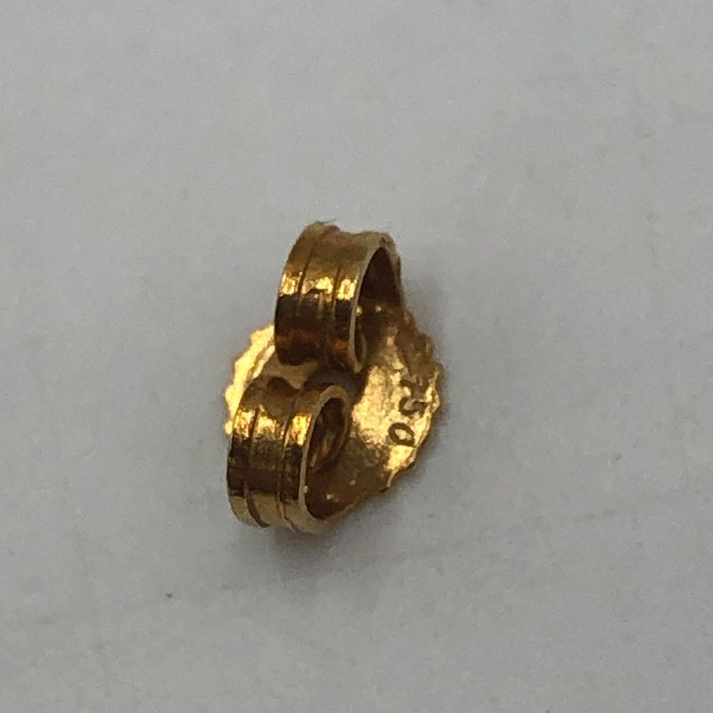Chrome Hearts No2 CH プラススタッドピアス22K 片耳　中古 中古品】CHROME HEARTS クロムハーツ 22K No2 CH PLS 1DIA 22K