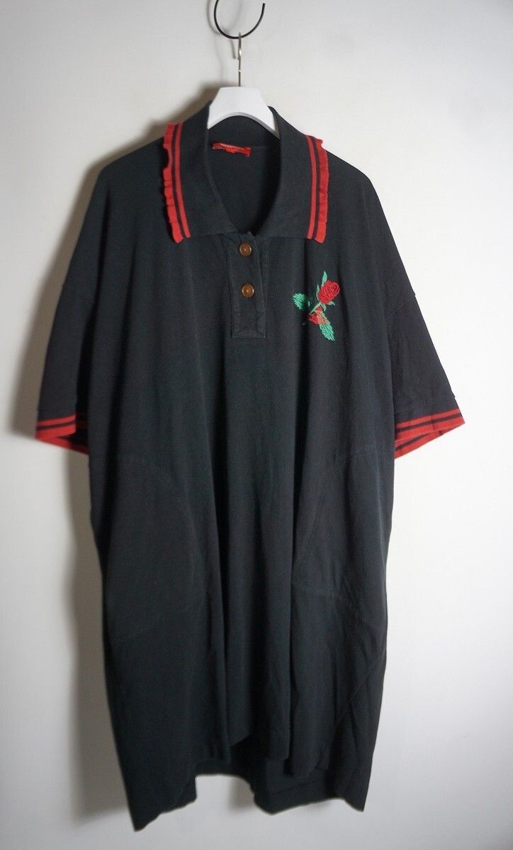 正規 Vivienne Westwood Red Label ヴィヴィアン ウエストウッド ビッグマンポロ オーバーサイズ オーブ刺繍 サイズ00 16-12-521031 1007P 2