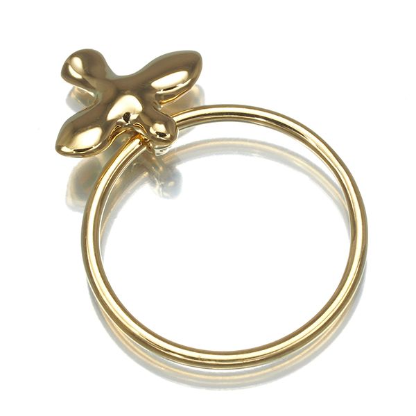 ティファニー リング バードクロス 9号 K18YG #170530 - メルカリ 