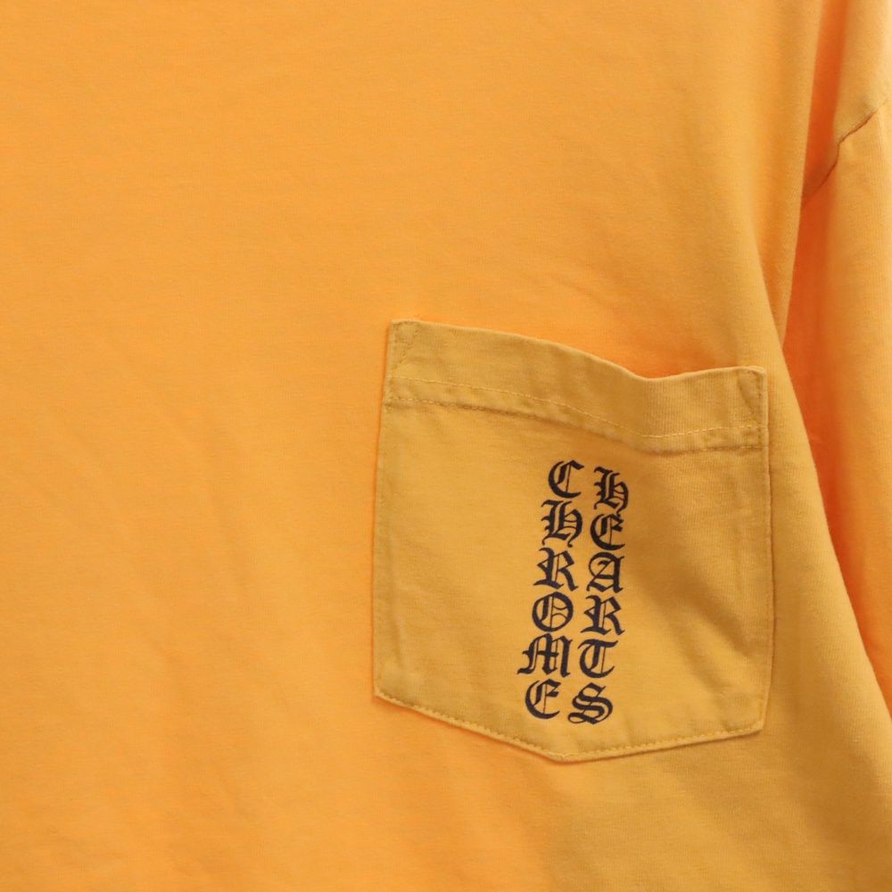 CHROME HEARTS (クロムハーツ) アームロゴプリント 長袖Tシャツ