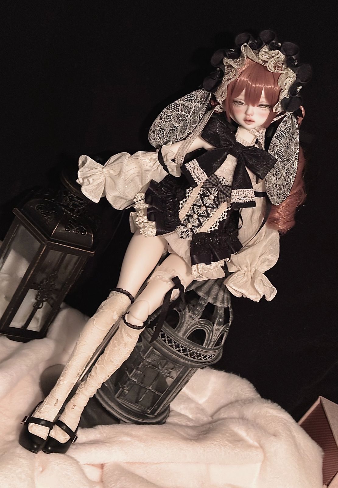 期間 予約 バニーティータイム オレオ 黒×白 洋服セットのみ ドール服 MDD 1 4サイズ ロリータ