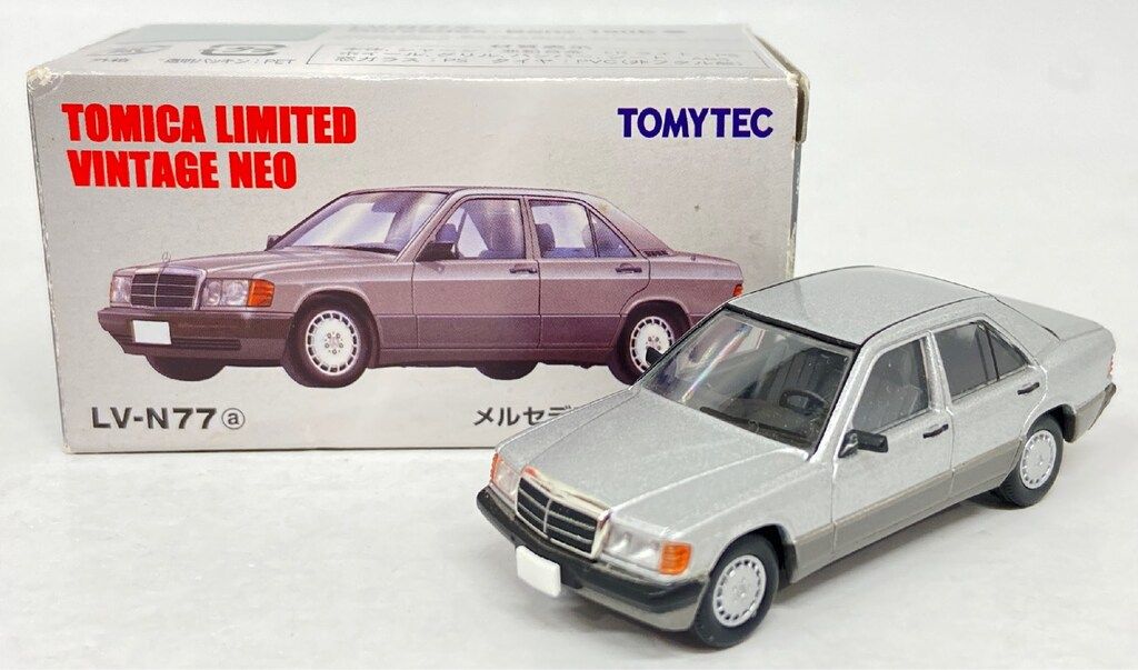 1/64 LV-N77a メルセデス ベンツ190E (シルバー)91年 TOMICA LIMITED