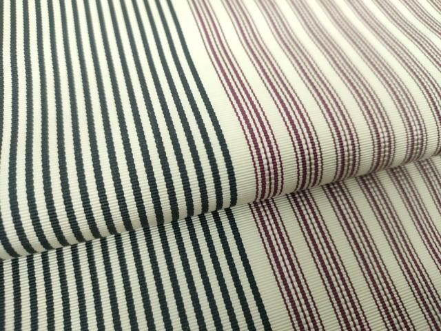 平和屋着物○本場筑前博多織 八寸名古屋帯 間道 正絹 逸品 DAAV6173ps  