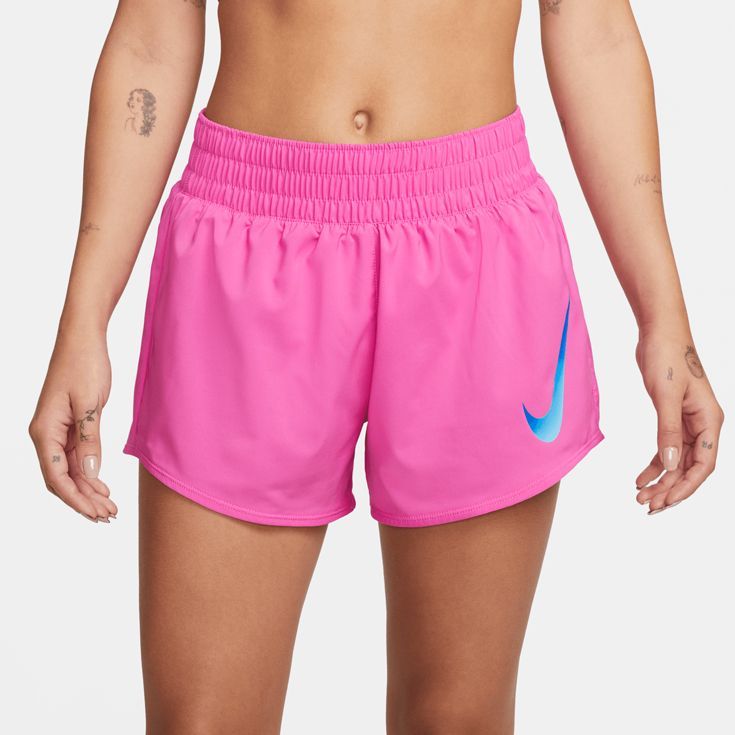 ナイキ nike スウッシュ ランニングショートパンツ インナー付き ウィメンズ レディース 女性【dx1032-623】陸上・ランニング用品 M (623)アクティブフューシャ