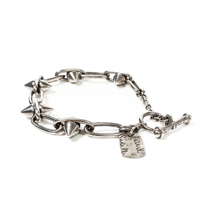 【新品未使用】 Paul Smith ポールスミス ブレスレット BRACELET シルバー メンズ M1A-BRAC-MSPIKE