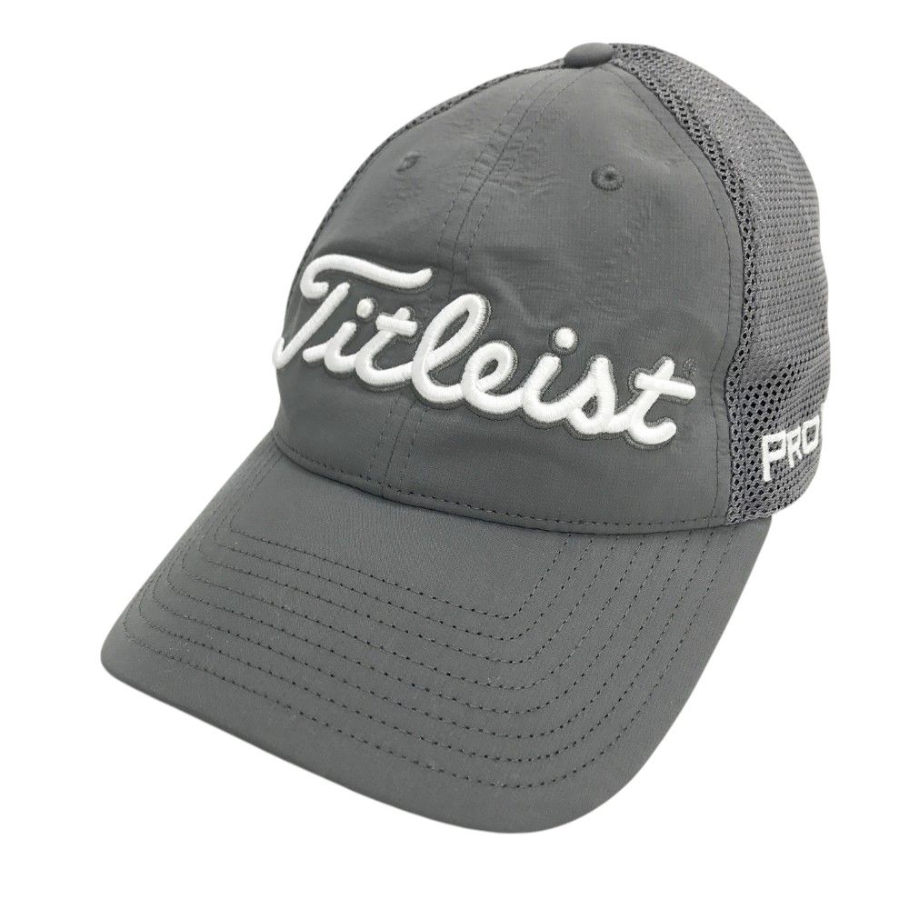 Titleist グレー/ホワイト メッシュキャップ Titleist タイトリスト ツアーパフォーマンス メッシュ キャップ
