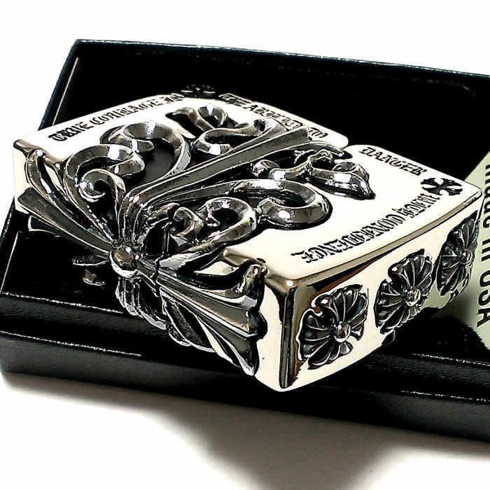 激レア 一点物 伊藤若冲 鳳凰 純銀 スターリングシルバー ジッポー 激