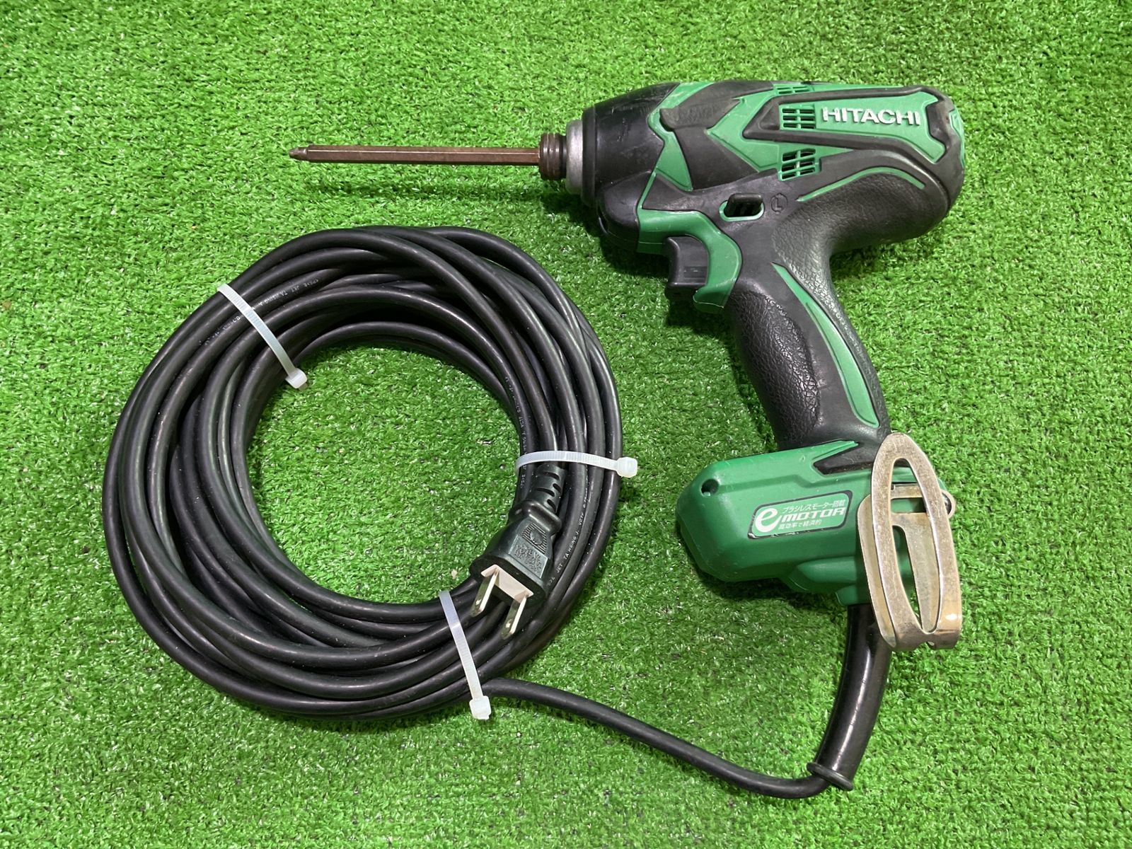 HITACHI 日立 インパクトドライバー 12mm WH12VE AC100v C208 日立工機 100VインパクトドライバーFWH 12VD 中古 HITACHI 日立工機