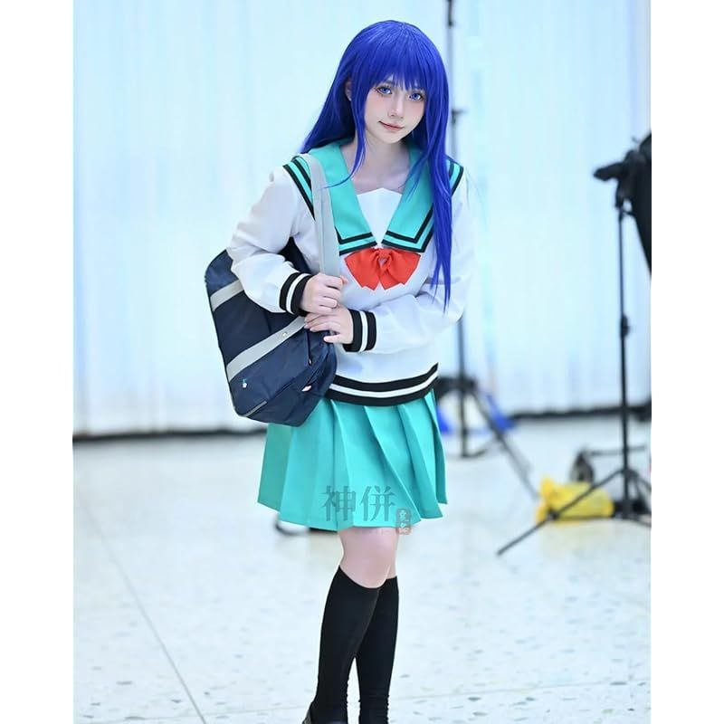 在庫 神併 照橋心美 コスプレ ウィッグ付き 高校生 斉木楠雄のΨ難 コスプレ衣装 大人用 仮装 文化祭 イベント コスチューム ステージ服 Teruhashi Kokomi cosplay 照橋心美 ウィッグ付き L 0