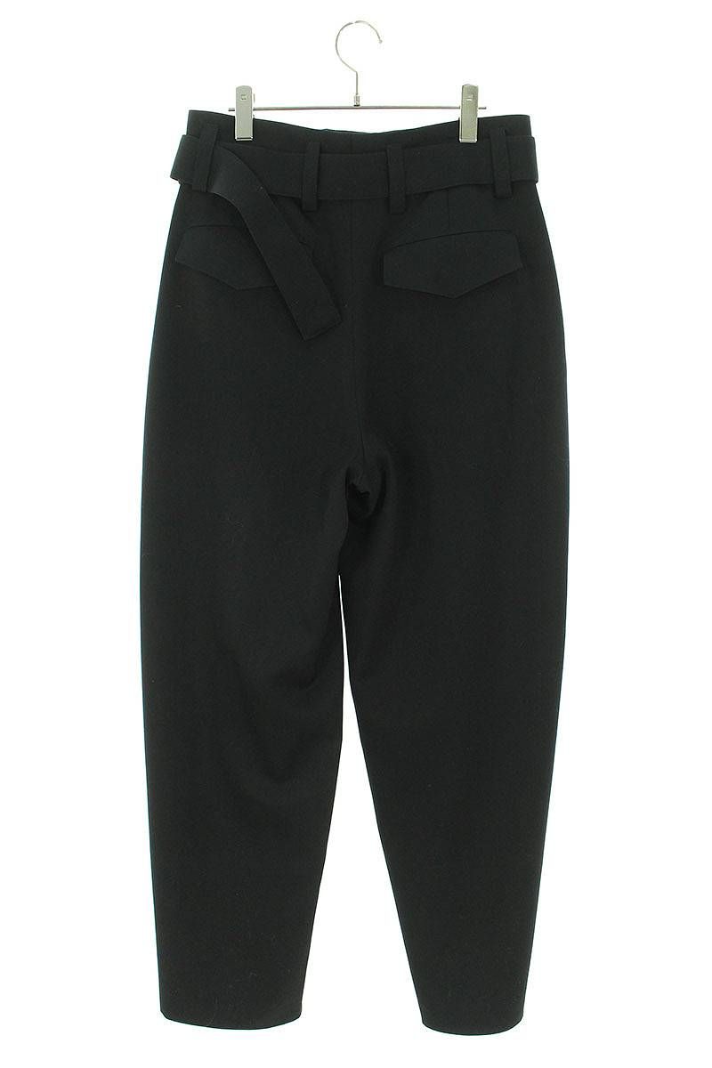 ジルサンダー J22KA0151 J40021 ベルト付きワイドウールスラックス