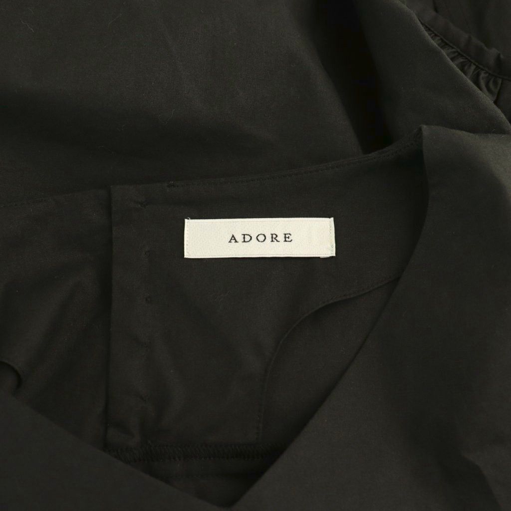 ADORE Vネック フレアスリーブ ブラウス アドーア ADORE フカVネックブラウス フレアスリーブ38 トップス