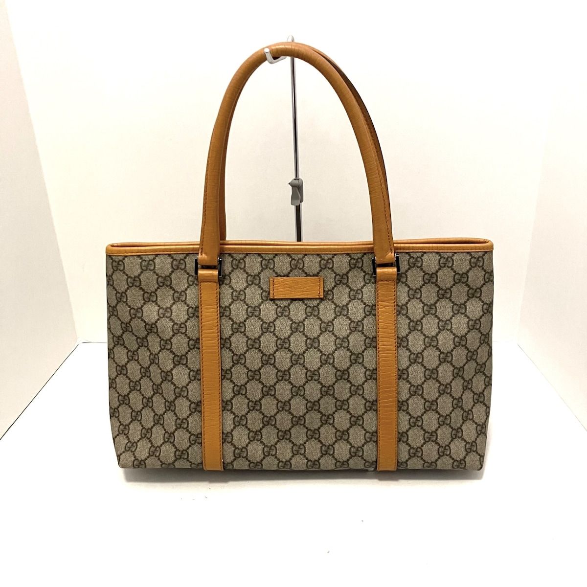 GUCCI(グッチ) トートバッグ GGプラス・GGスプリーム 114595 ベージュ