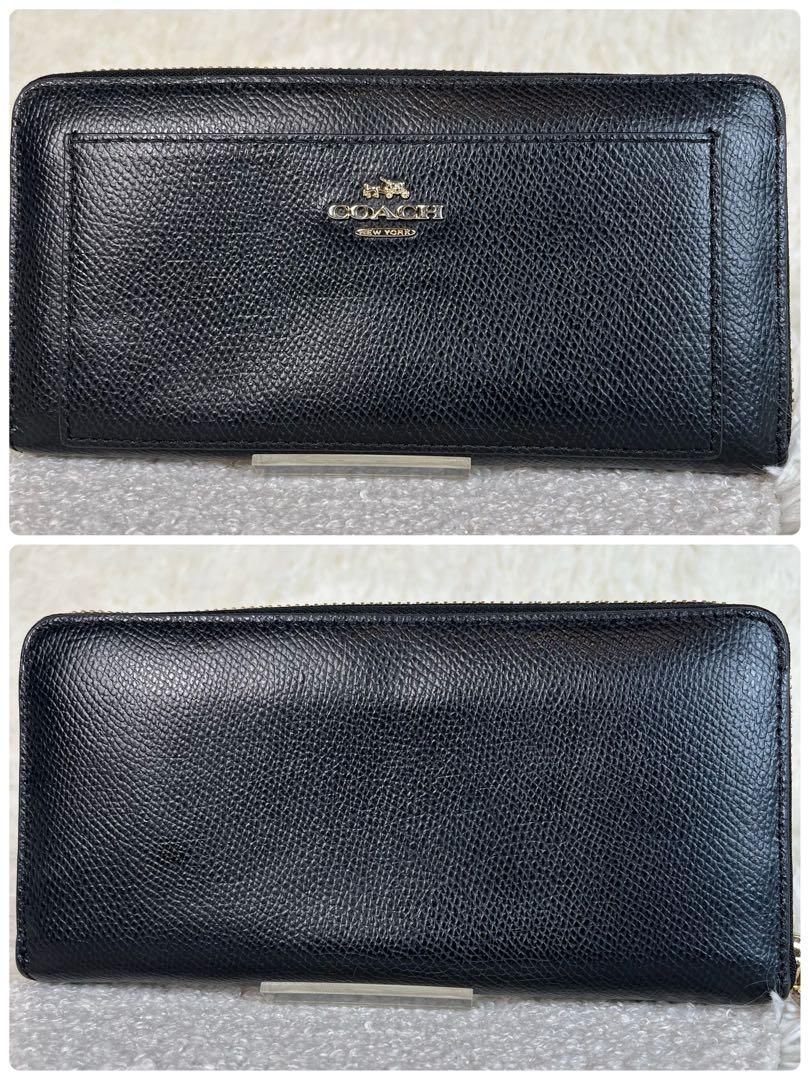 2点セット COACH 長財布 コインケース 52648 64064 ブラック