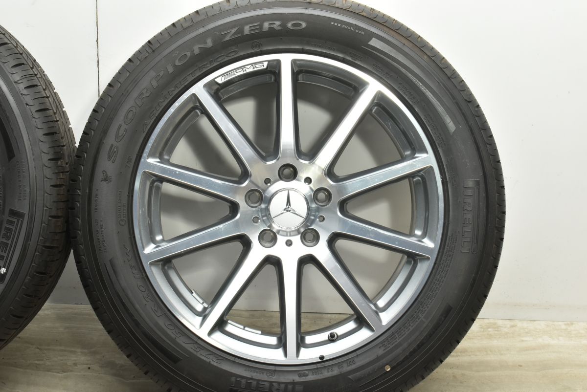バリ溝 美品】メルセデス AMG W463A Gクラス G63 純正 20in 9.5J +35 