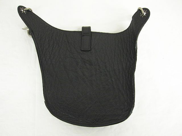 DEAL DESIGN ディールデザイン ウエストバッグ レザー 黒 ブラック MF0002-1027-1