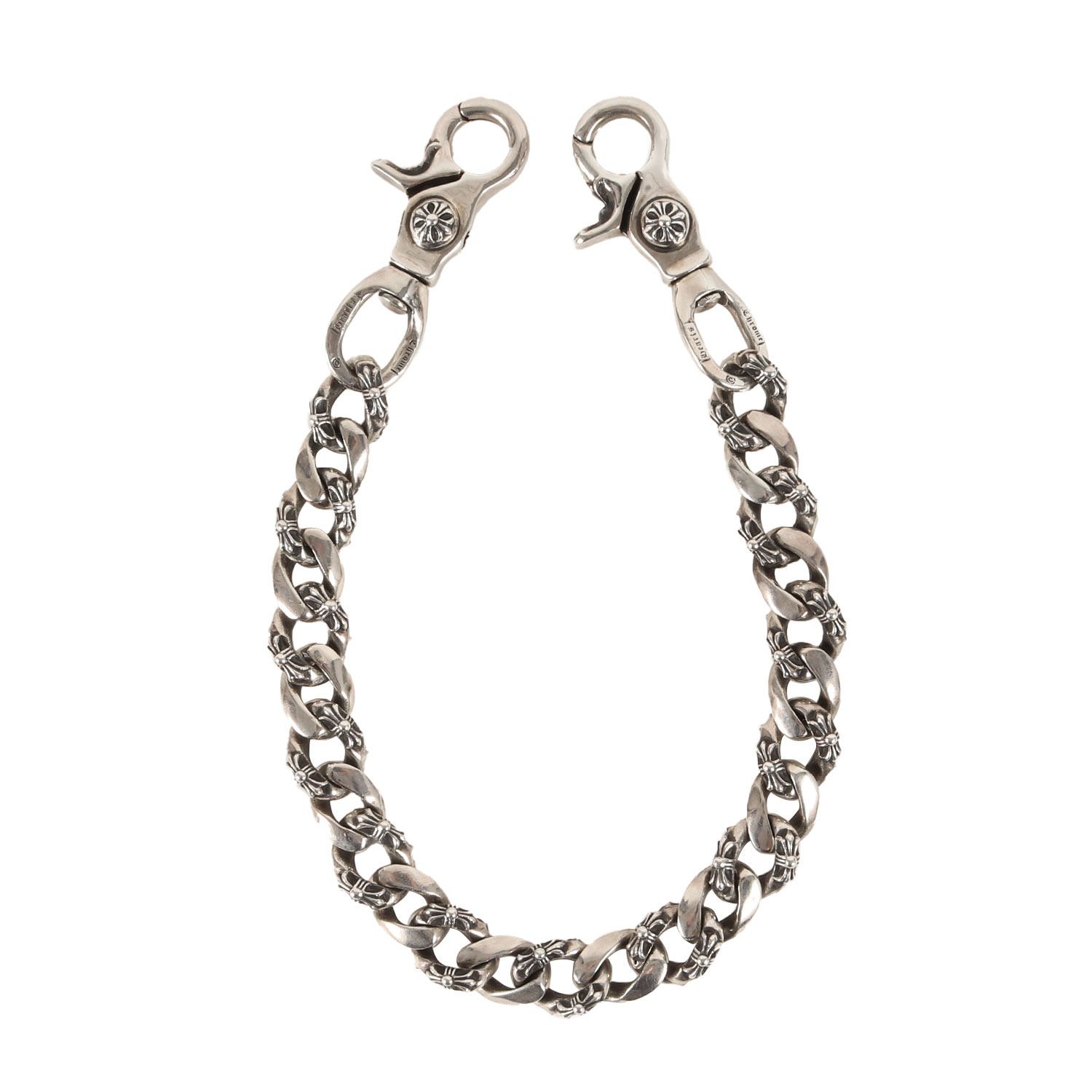 クロムハーツ　2クリップ ファンシーリンク ショート ウォレットチェーン CHROME HEARTS クロムハーツ（原本無） 2クリップ ショート