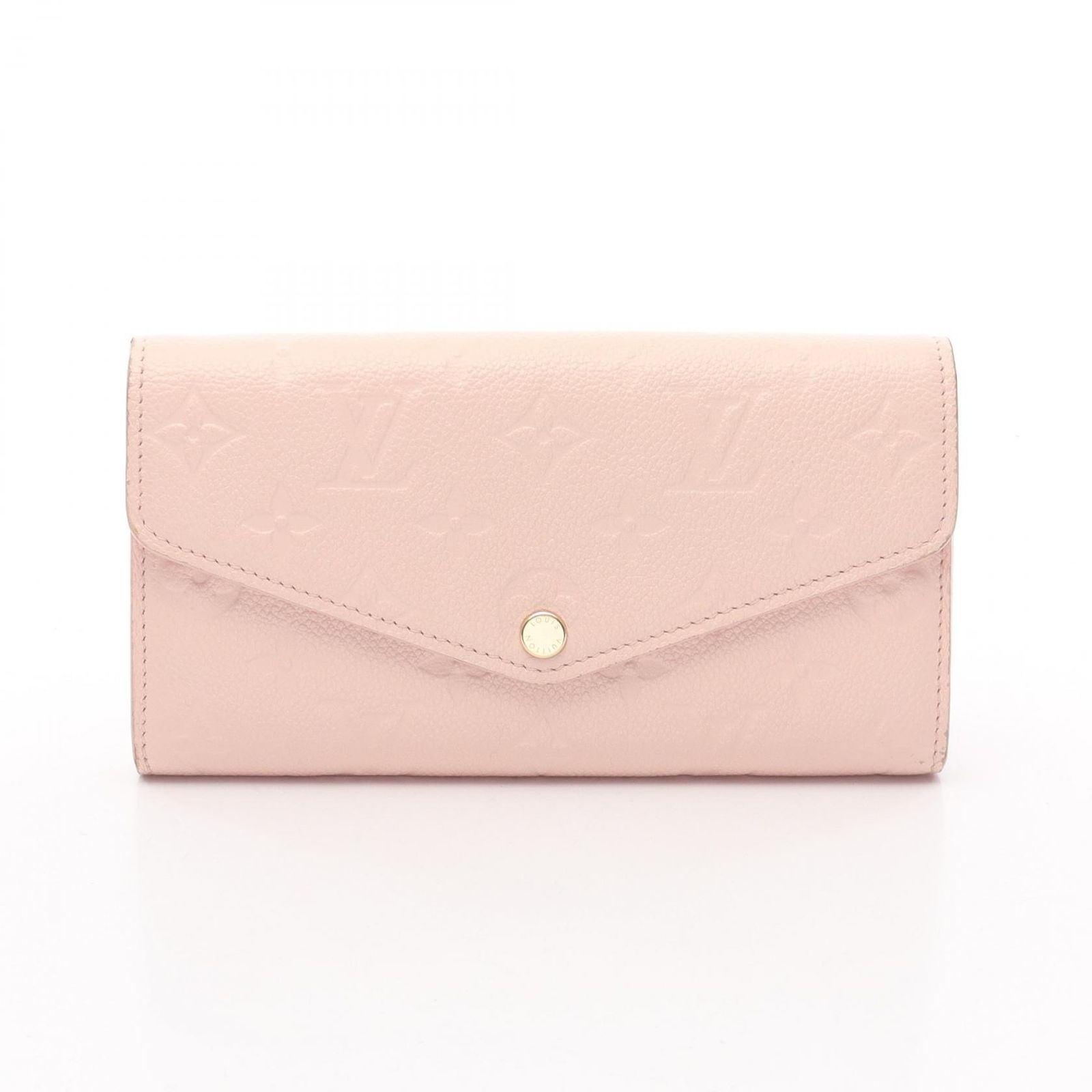 ルイ ヴィトン LOUIS VUITTON 二つ折り長財布 ポルトフォイユ サラ M83443 ピンクオパール レザー ポルトフォイユ サラ レディース Used B