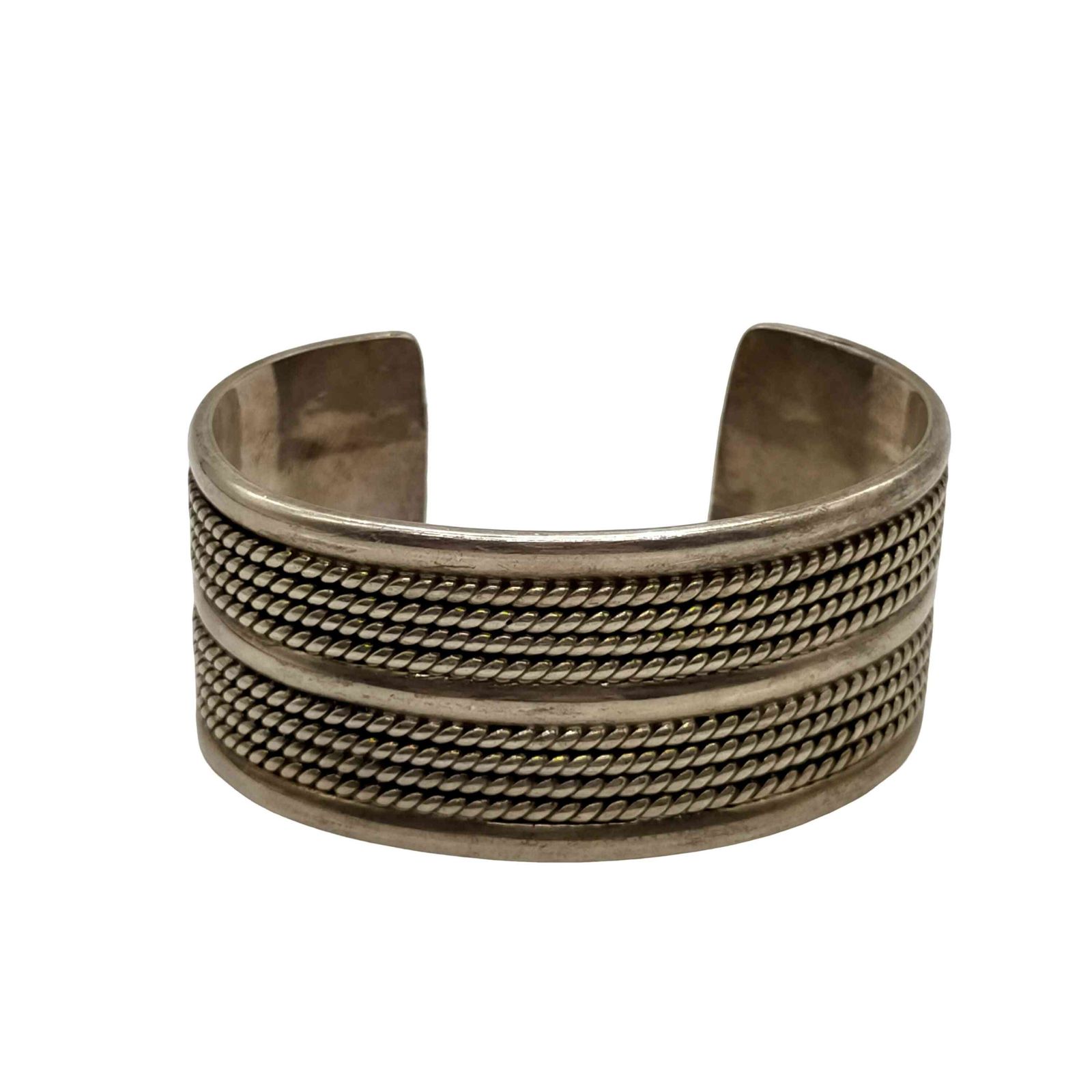 ユーズドフルギ 古着 Mexican Jewelry ホールマーク刻印 シルバー バングル メンズ 表記無