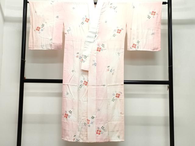 平和屋着物 長襦袢 無双仕立て 草花文 正絹 CAAY3060vf