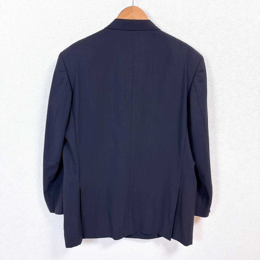 美品】 LANVIN ダブルスーツセットアップ R52-47 ネイビー 無地 - メルカリ