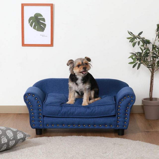 ペットソファ チェスターフィールド風