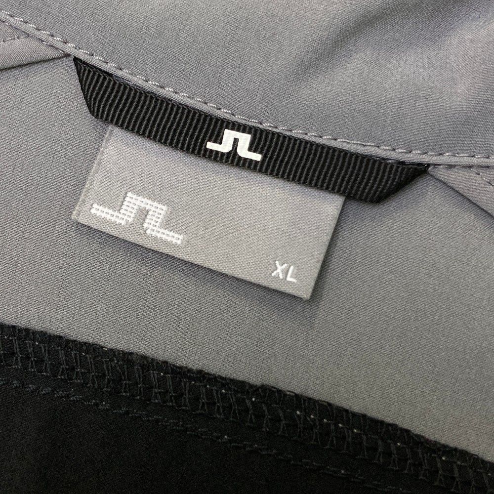 サイズ：XL J.LINDEBERG ジェイリンドバーグ  ハーフジップ 半袖ブルゾン  グレー系 [240101273103] ゴルフウェア メンズ ストスト