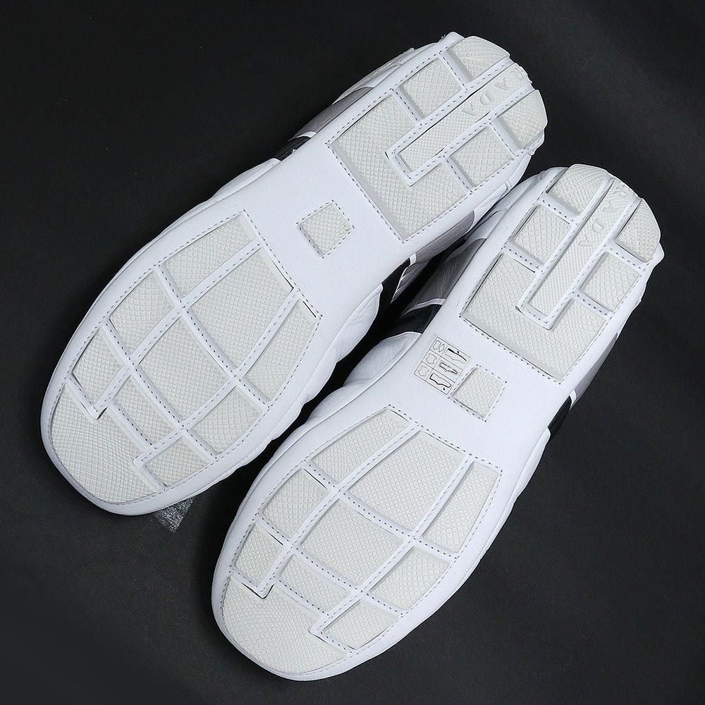 プラダ ハイトップ ハイカット スニーカー シューズ 靴 6 1/2 25.5cm VITELLO SOFT レザー BIANCO ホワイト 白  2TG172 PRADA（新品・未使用品）