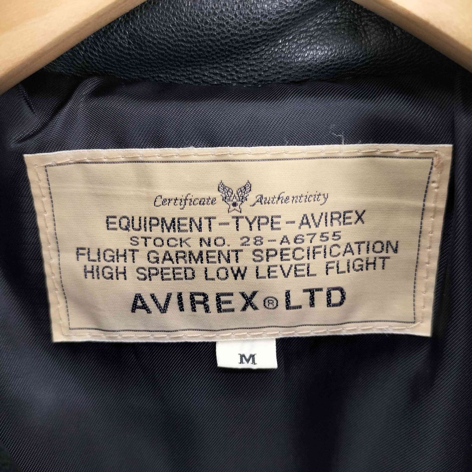 AVIREX キルティングリベットレザーダウンジャケット AVIREX キルティングリベットレザーダウンジャケット