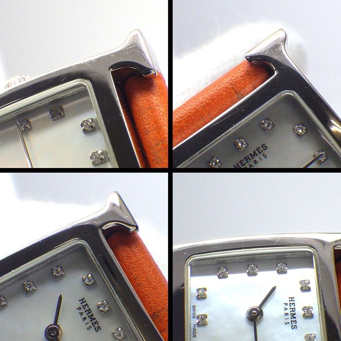 オレンジ レザーベルト