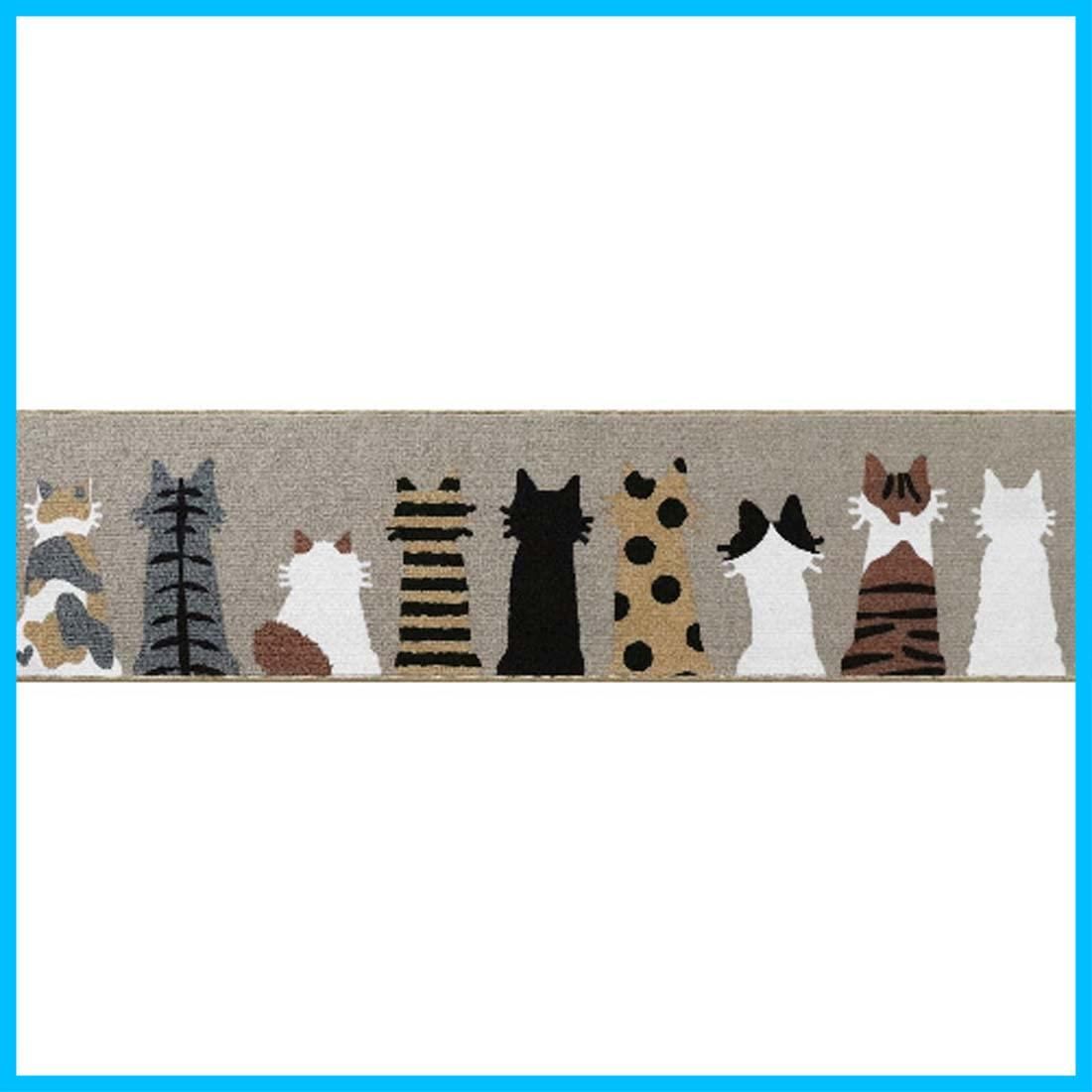 早発送オカトー キッチンマット 45×180cm ms キャットグレージュ キャットグレーシ゛ュ