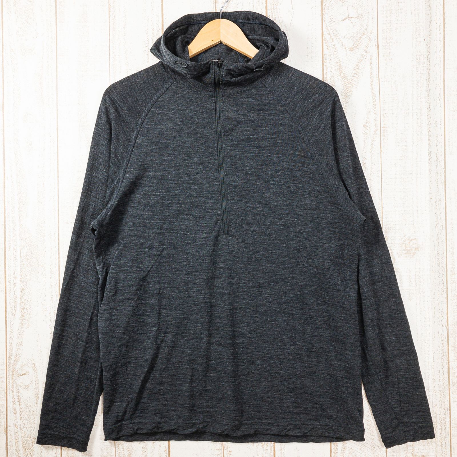 Unisex L グレー系 2025 Yamatomichi 山と道 100％ メリノ ライトフーディ Merino Light Hoody Charcoal Mari メリノウール ウェア トップス インナー シャツ