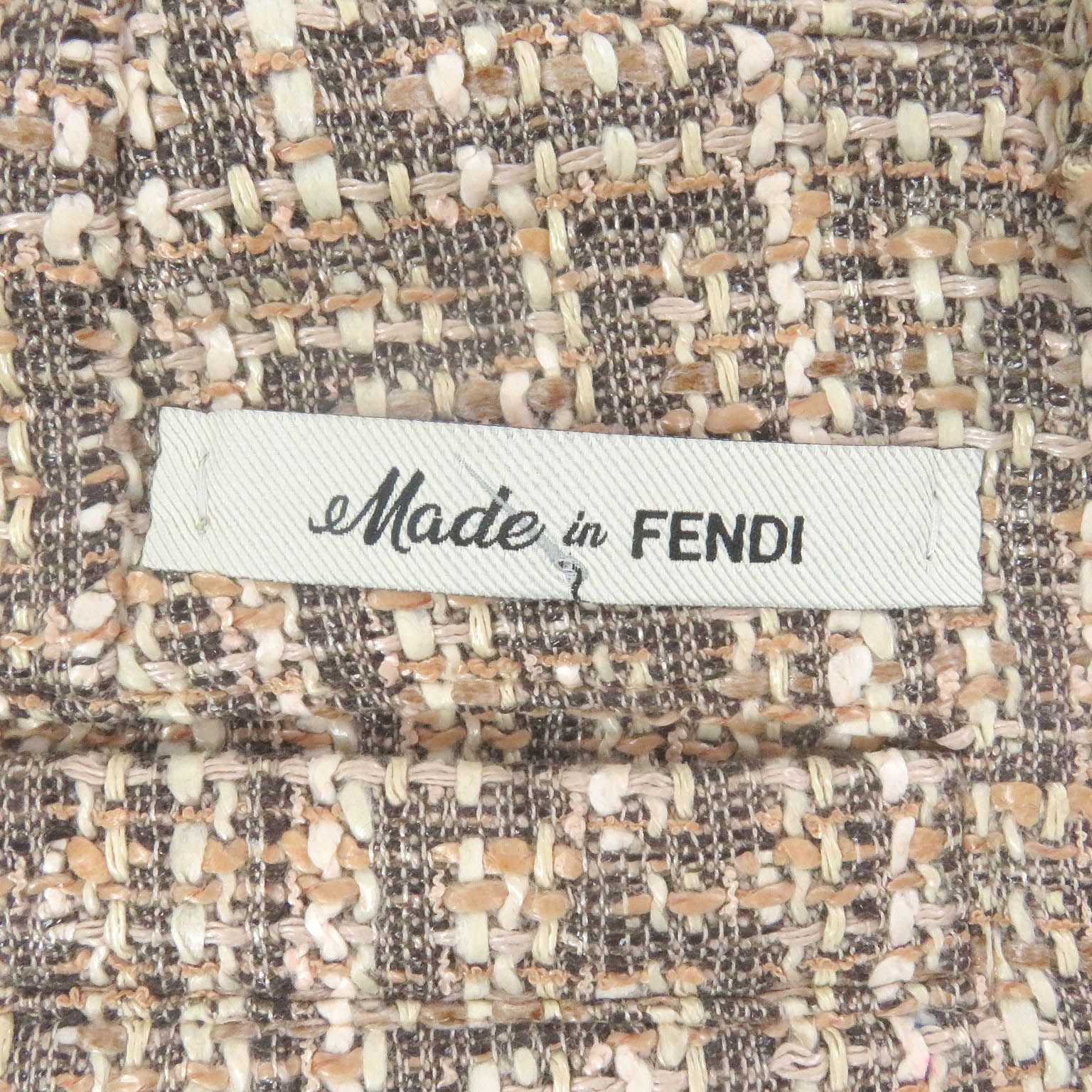 極美品□FENDI フェンディ 2023年製 FB0978 FFロゴ ズッカ 総柄  