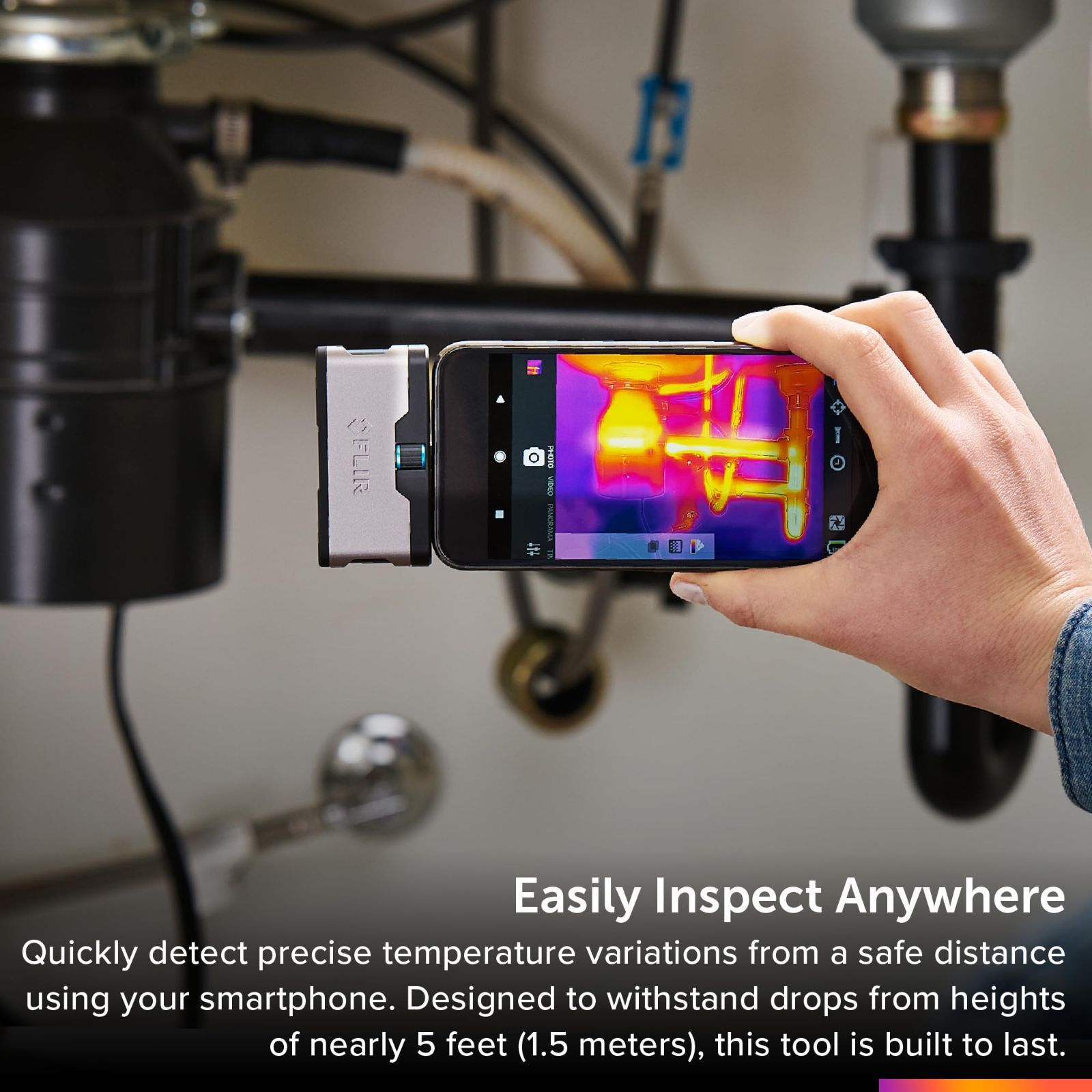 FLIR(フリアー)【国内正規品】android(Type-C)用 FLIR ONE Gen3 4800画素 赤外線サーモグラフィー  メーカー品番:435-0005-03 - メルカリ