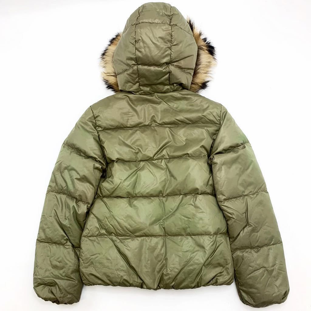 デュベティカ DUVETICA Adhara アダラ ファーフード付き ダウンジャケット 色むら有 42サイズ レディース フカフカ シンプル AC162