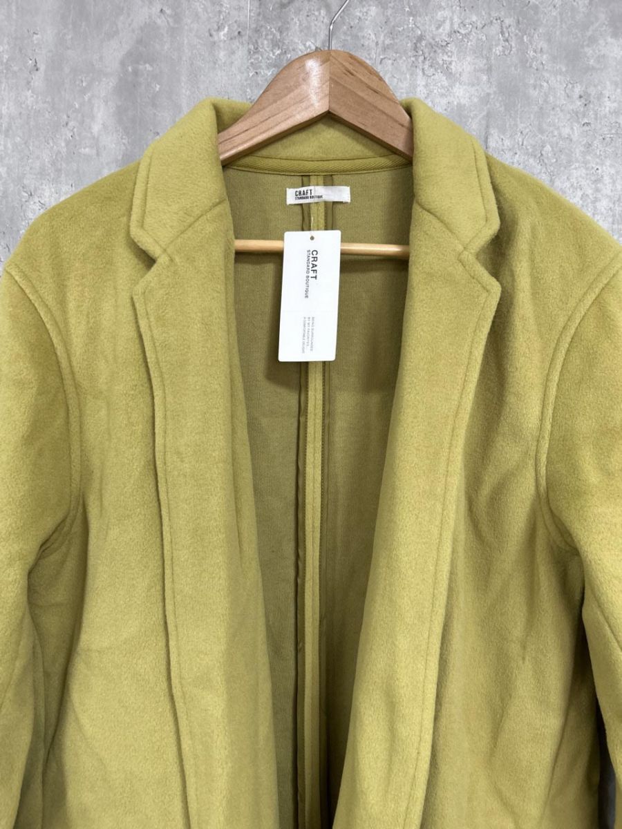 CRAFT STANDARD BOUTIQUE エッグコート ロング コート sizeF 黄 ◆ ◎レディース