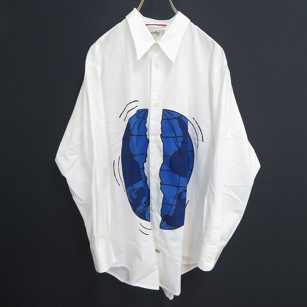 sx カステルバジャック JC de Castelbajac 長袖 シャツ L 白