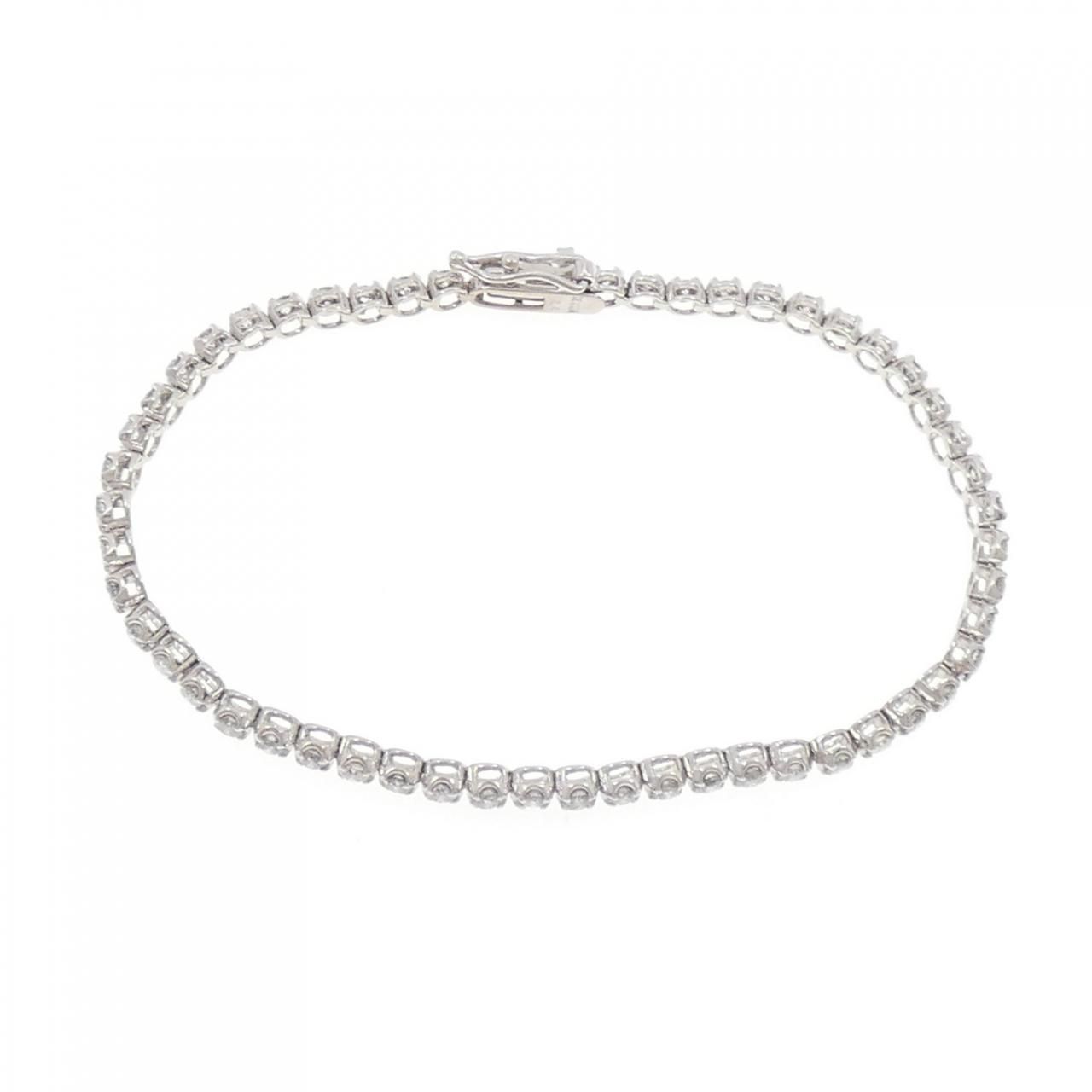 K18WG ダイヤモンド2.0ctブレスレット K18WG ダイヤモンド2.0ctブレスレット