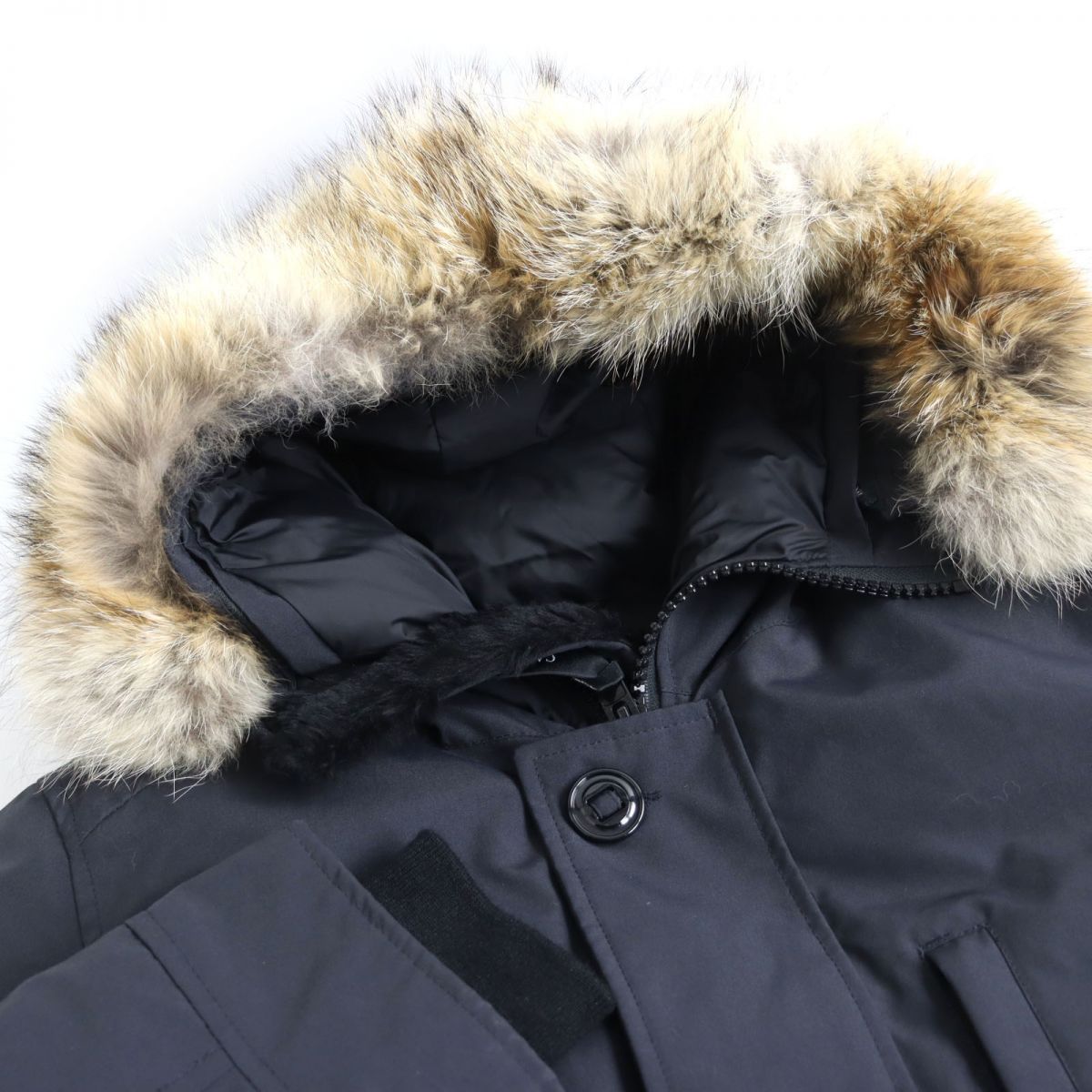 良品◇CANADA GOOSE カナダグース 3438JM JASPER コヨーテファー付き