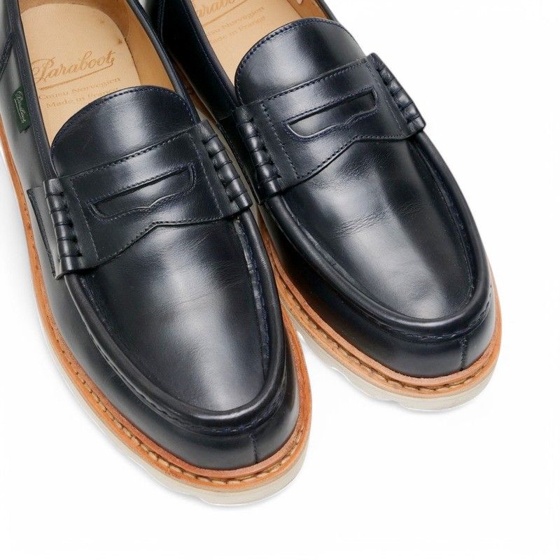 Paraboot パラブーツ REIMS ランス ローファー サイズ8F スリッポン 靴 レザー ネイビー フランス製  ブランド古着【中古】20250226/RA3584 - メルカリ