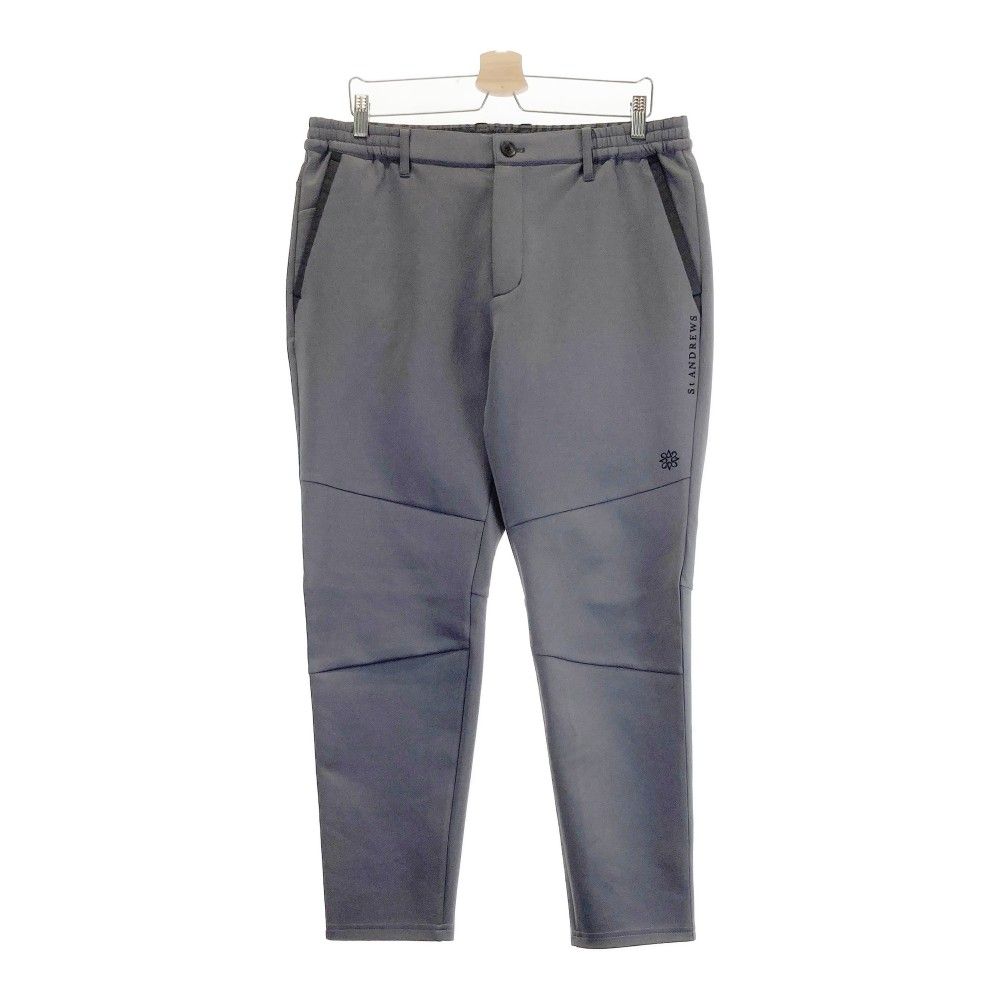 サイズ：3L ST ANDREWS セントアンドリュース  ダンボールニット イージーパンツ  グレー系 [240101415937] ゴルフウェア メンズ ストスト St ANDREWS ST セントアンドリュース 2024年 ダンボールニット