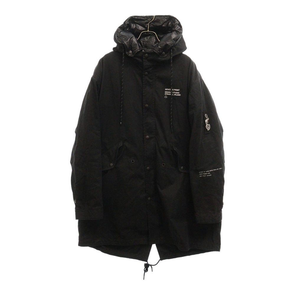 MONCLER ブラック モッズコート 【公式通販】