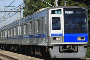 西武6000系登場時基本4両編成セット(動力付き) 【グリーン
