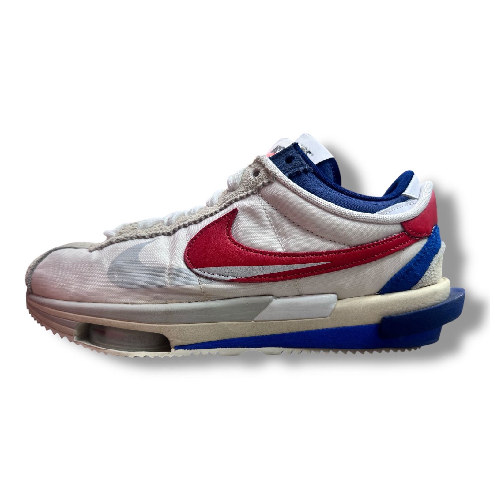国内正規 sacai NIKE Zoom Cortez White and University Red コラボ 