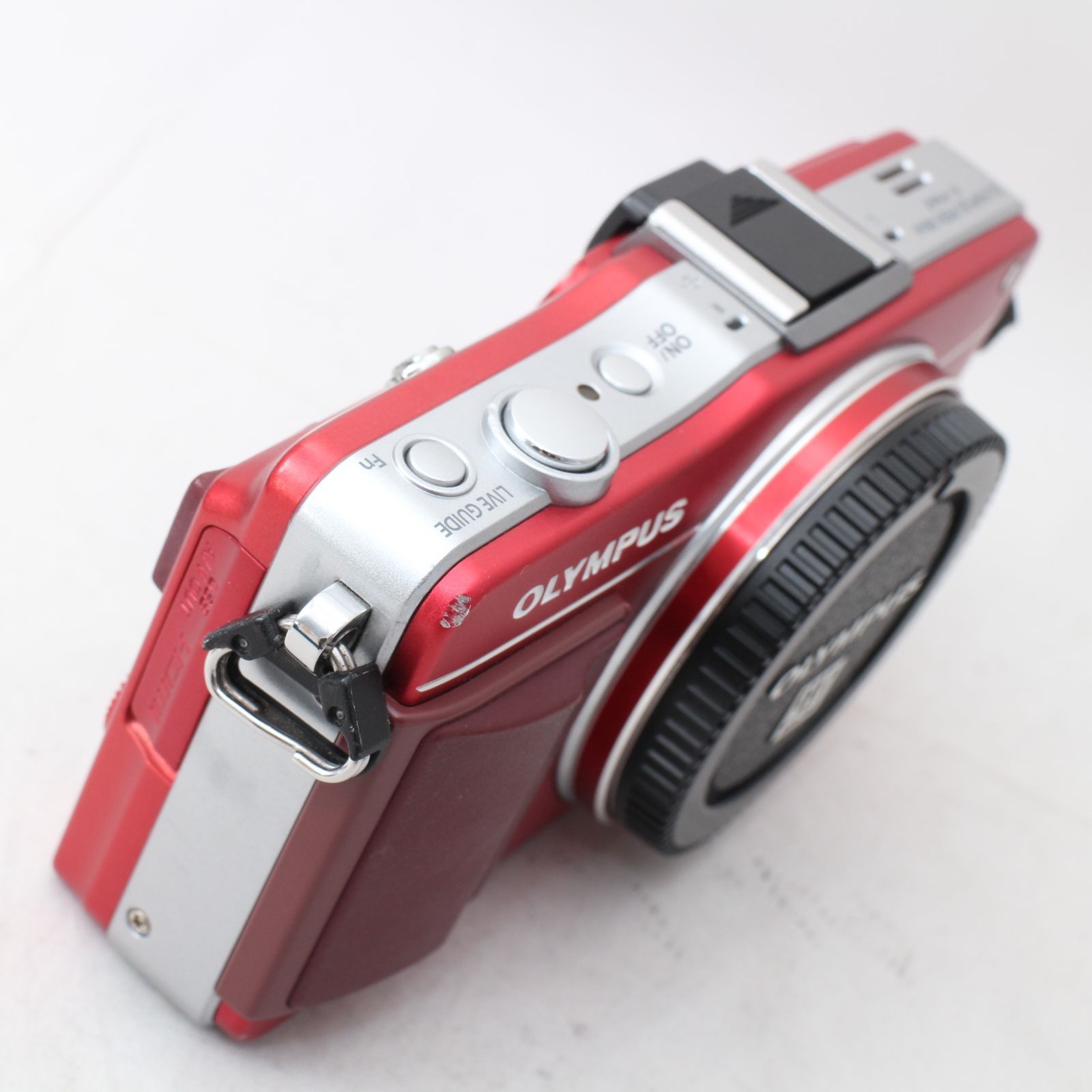 ジャンク品　OLYMPUS PEN E-PM2 シルバー オレンジ レンズ付き ジャンク品】 OLYMPUS PEN Mini E-PM2 オリンパス ジャンク品 OLYMPUS