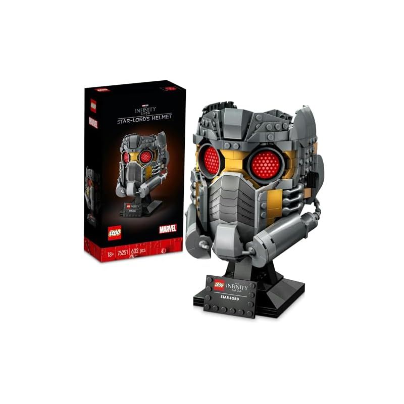 新着商品 レゴ LEGO スーパー ヒーローズ スター ロード ヘルメット おもちゃ 玩具 プレゼント ブロック 男の子 女の子 彼女 彼氏 インテリア