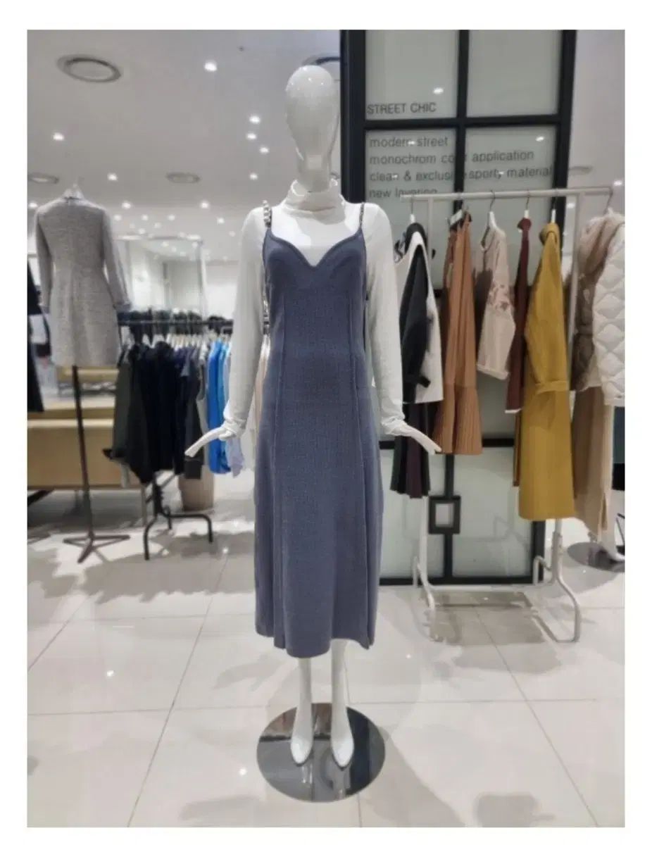 DEWL ウール混ブレンド 分厚い ビスチェ ONE PIECE