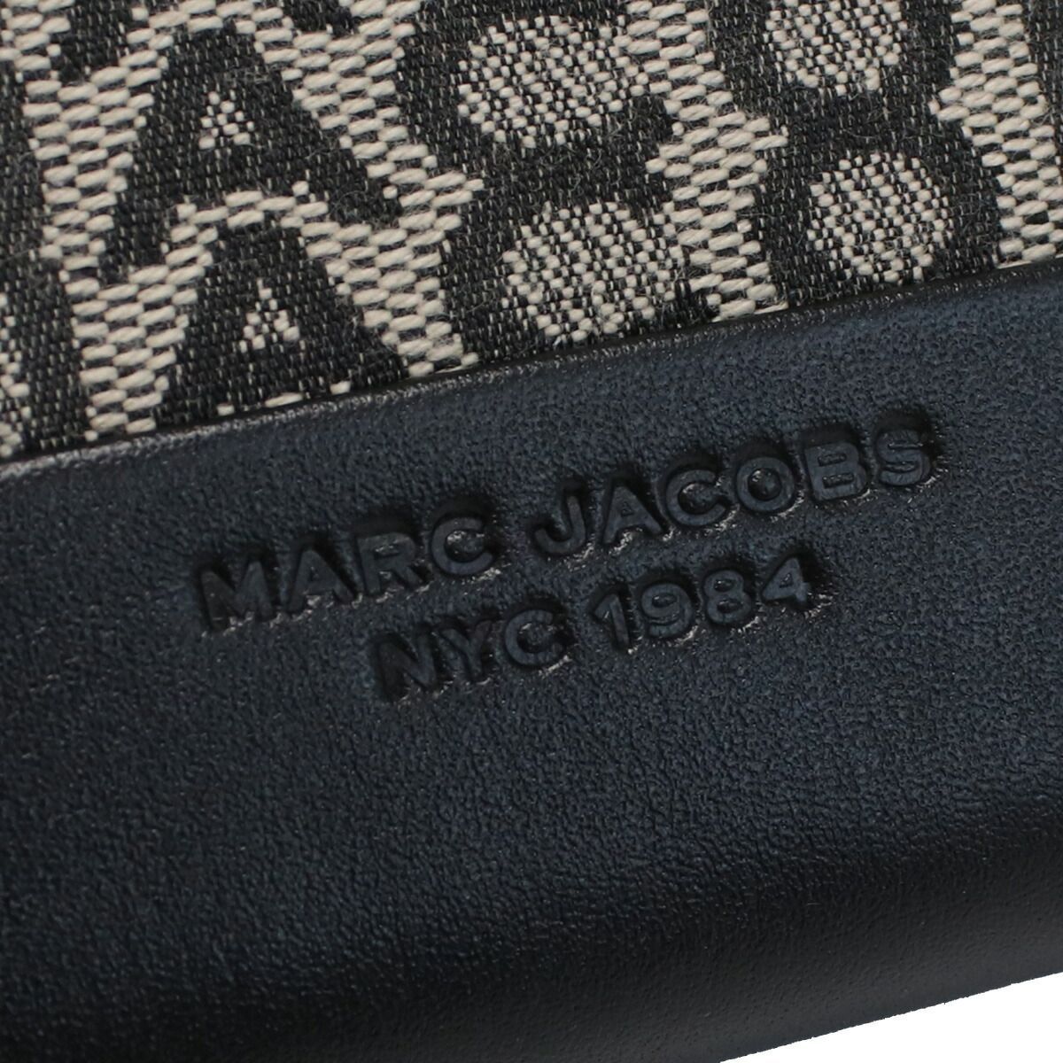 MARC JACOBS マークジェイコブス THE CONTINENTAL WRISTLET S180M12FA22 長財布ラウンドファスナー BEIGE MULTI ベージュ系 ブラック レディース