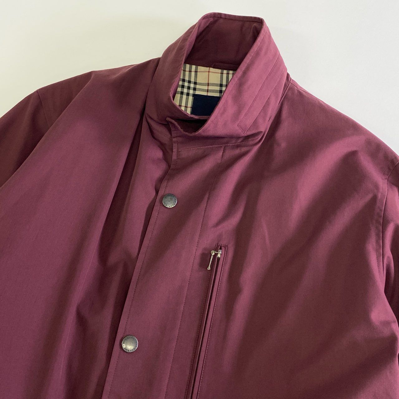 24j31 BURBERRY LONDON バーバリーロンドン 裏地ロゴ入り ノバ
