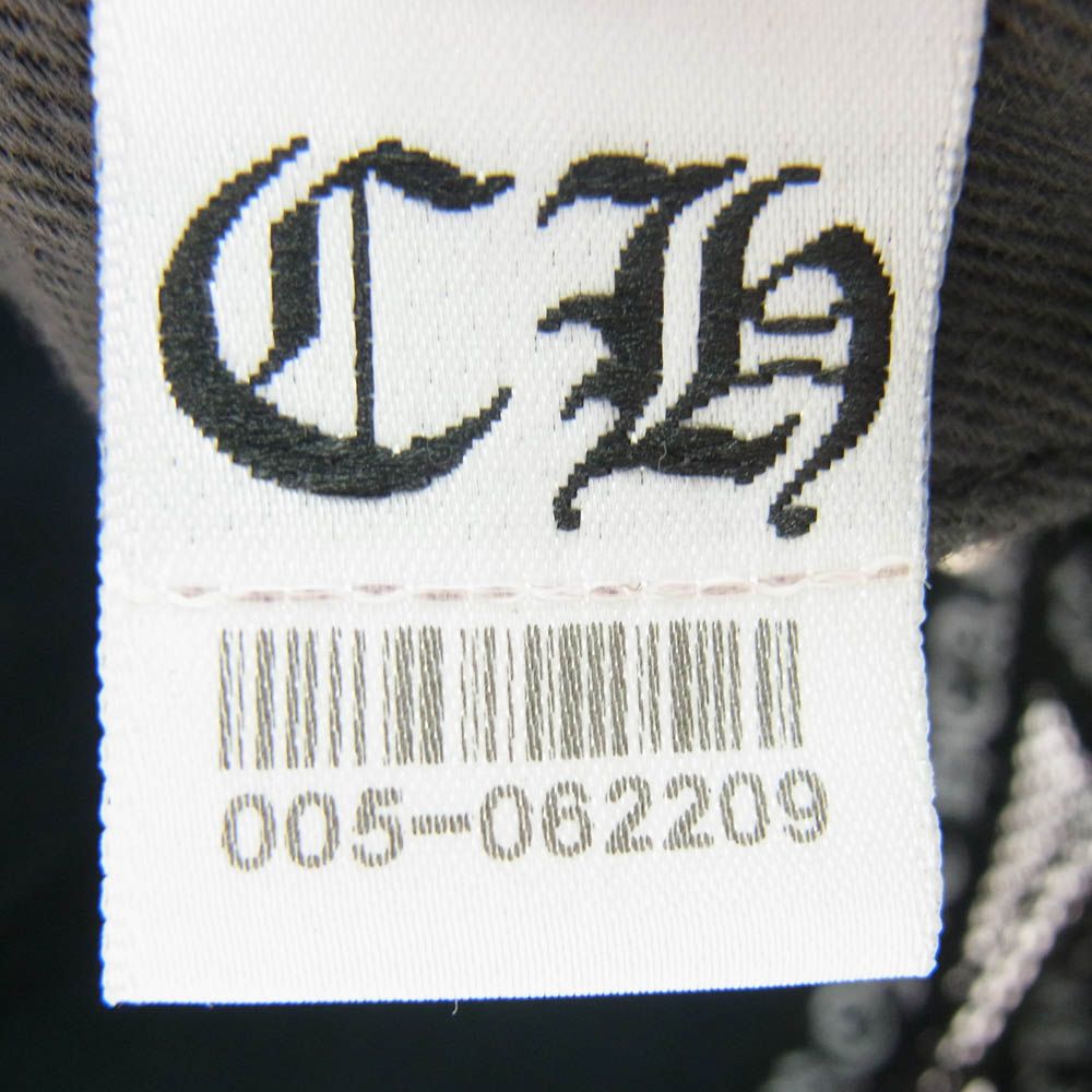 CHROME HEARTS クロムハーツ（原本無） CHプラス レザーパッチ プリント クロスボール メッシュ キャップ ブラック系【中古】 CHROME HEARTS クロムハーツ（原本無） CHプラス レザーパッチ