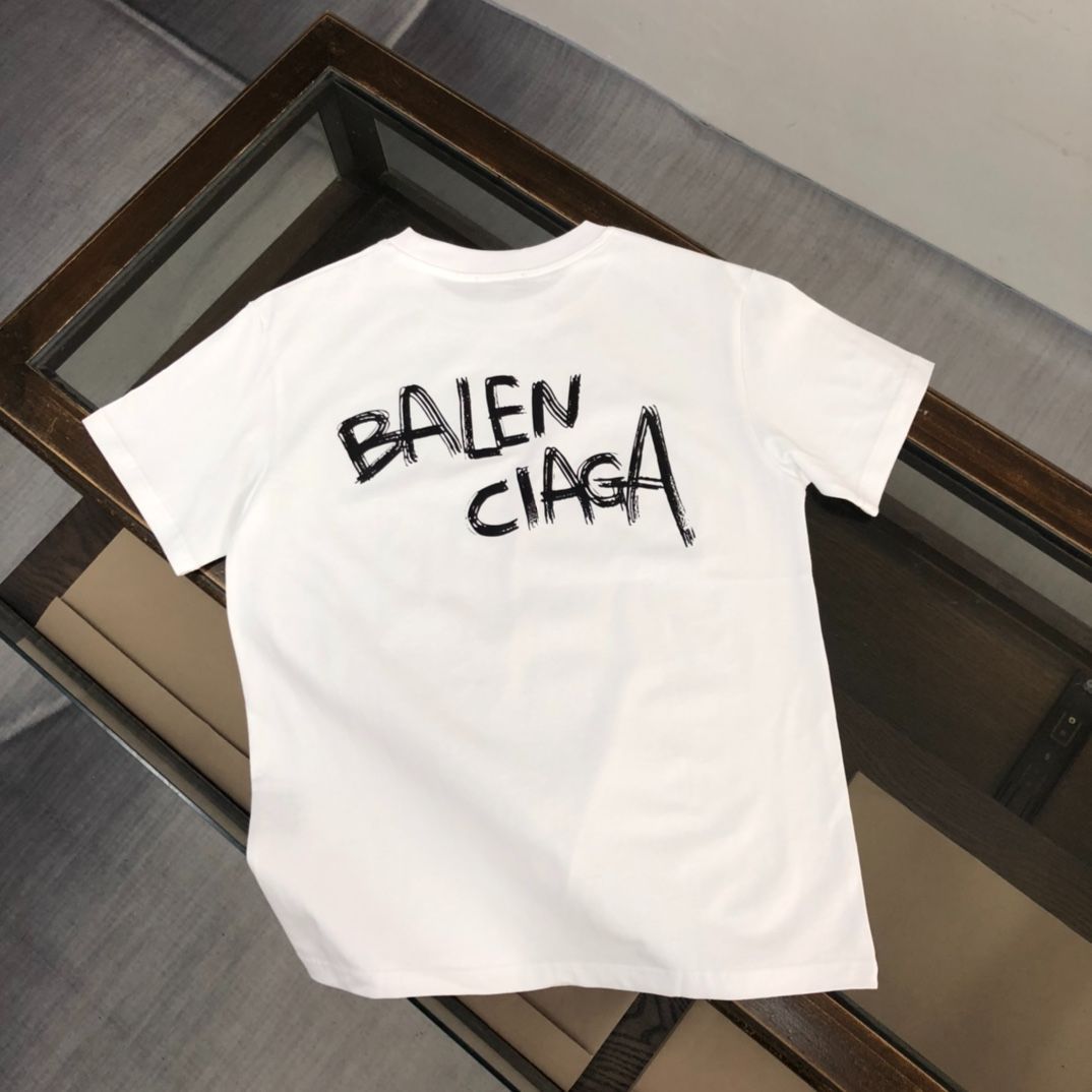 Balenciaga バレンシアガ 24SS夏新作ラウンドネック半袖Tシャツ